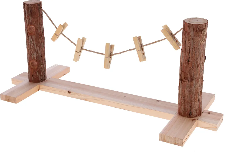 kerbl-pet-arbre-nourriture-66x26x27cm-ligne-d-alimentation-bois-naturel-pour-lap image 1