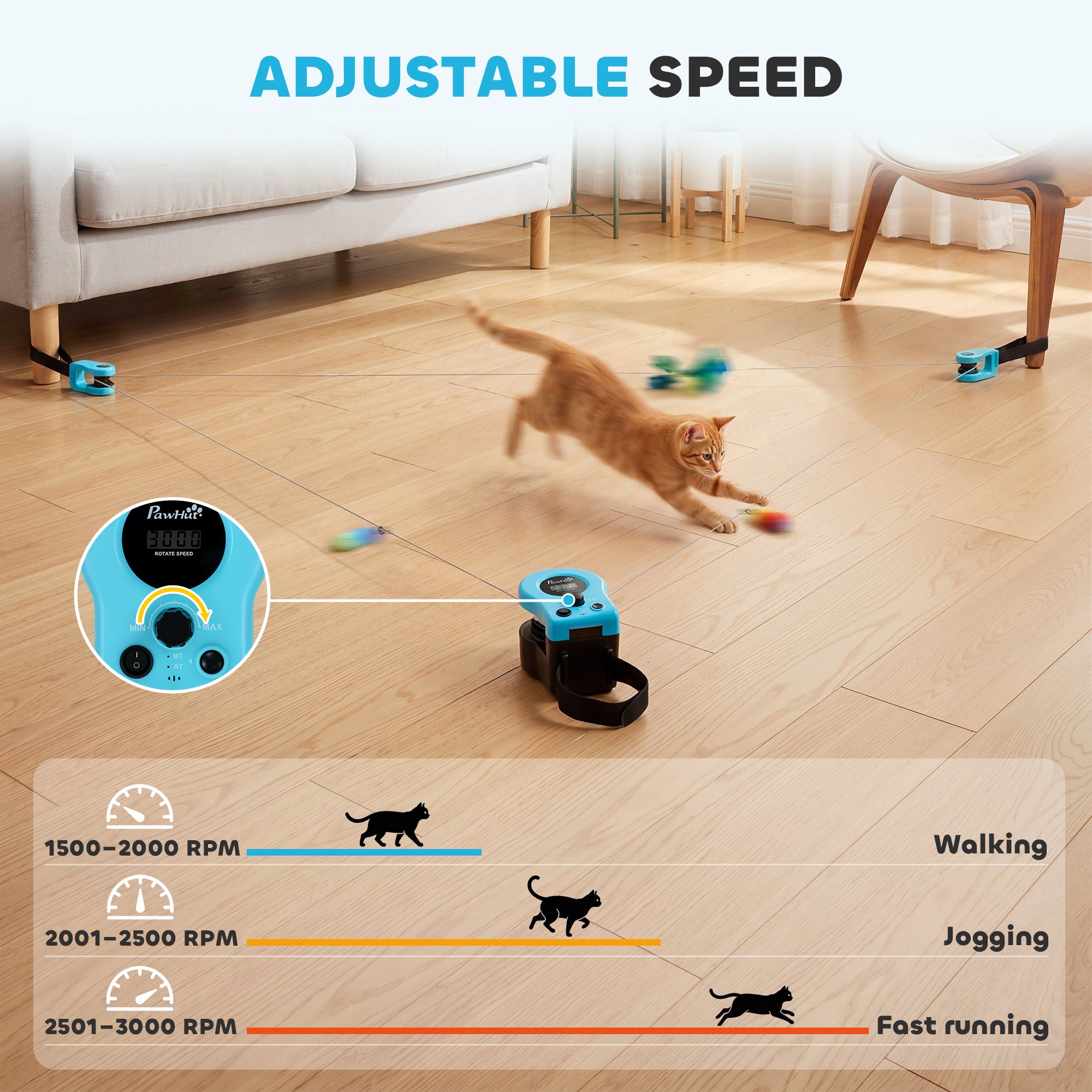 pawhut-jouet-chat-rechargeable-avec-t-l-commande-circuit-diy-et-son-souris image 8