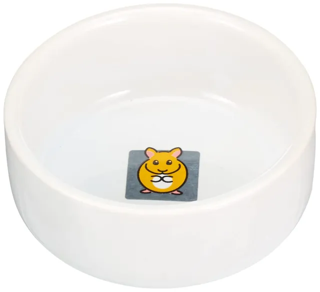 karlie-flamingo-mangeoire-hamster-c-ramique-75-ml-blanche image 1
