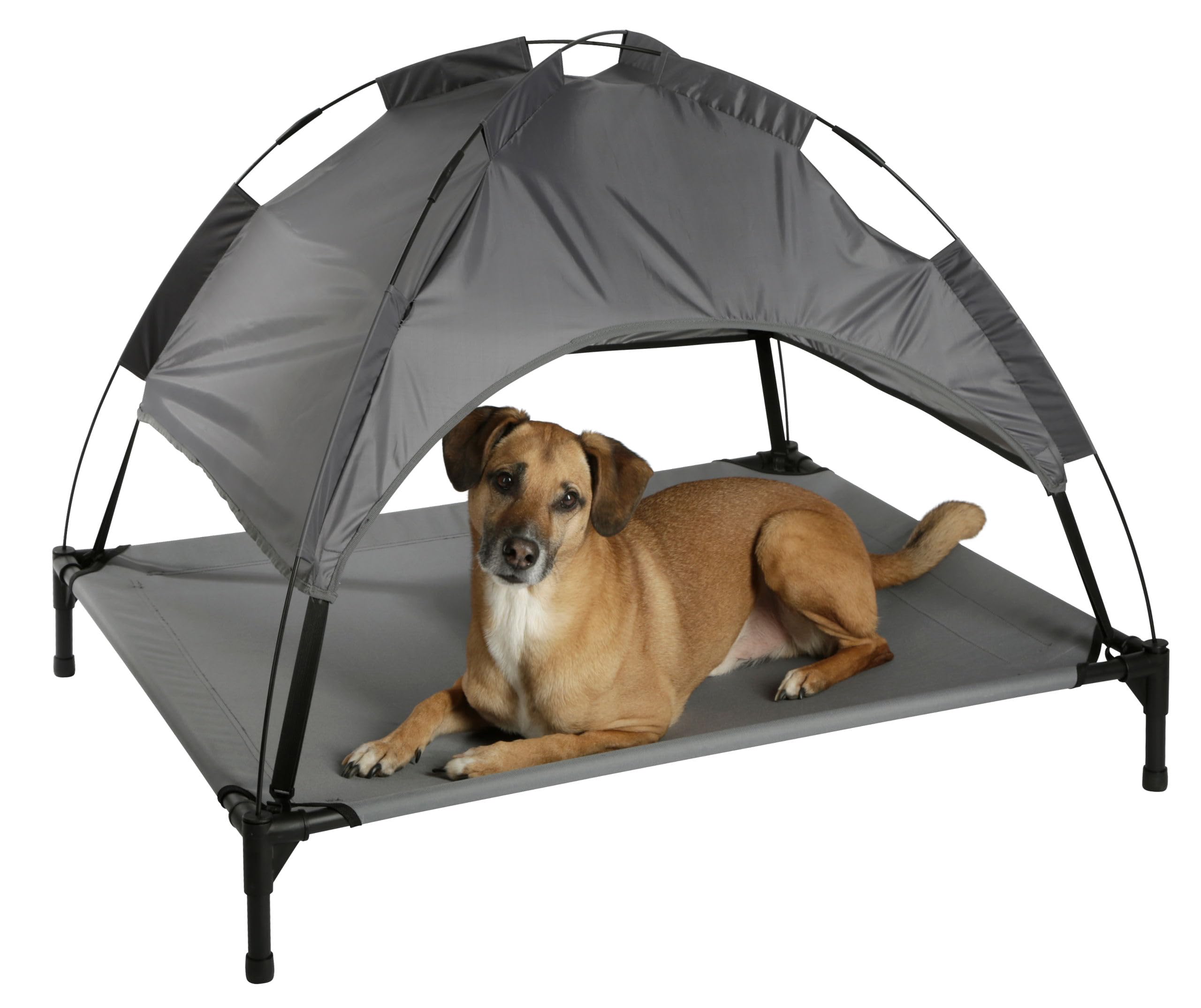 kerbl-pet-panier-chien-vacation-top-gris-105-x-86-x-75-cm-tissu-oxford-avec-toit image 3