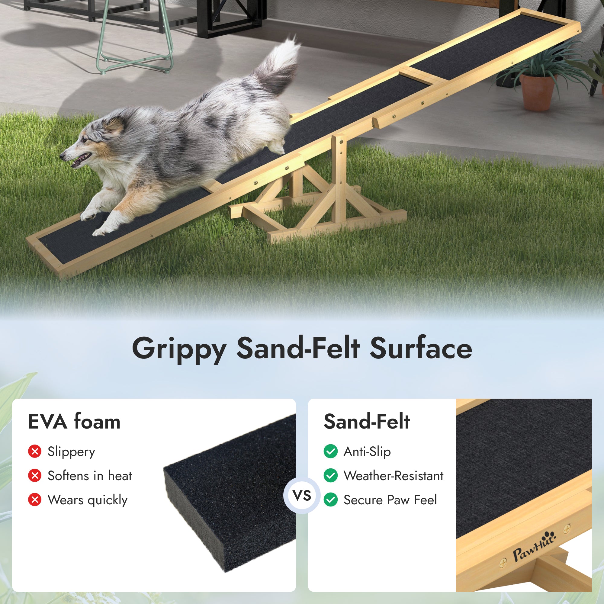 pawhut-pupstacle-bascule-agility-chien-71-pouces-bois-antid-rapant-jaune image 8