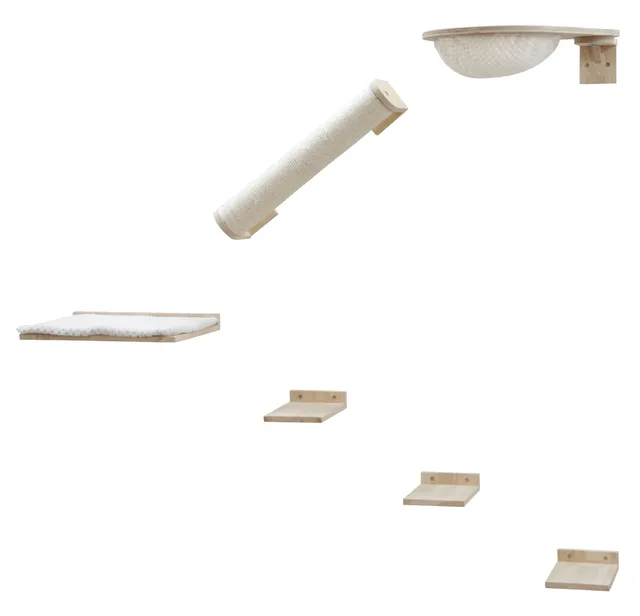 kerbl-pet-mur-d-escalade-rocky-6-pi-ces-pour-chat image 1
