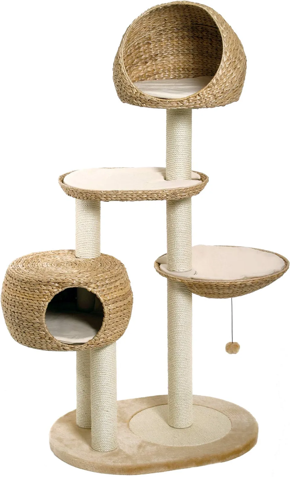 karlie-flamingo-banana-leaf-iii-arbre-chat-beige-103-x-58-x-158-cm image 1