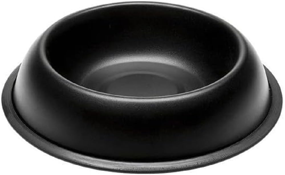 ferplast-mira-kc-78-gamelle-en-m-tal-noir-pour-chien-et-chat image 1
