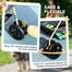 pawhut-poussette-chien-3-en-1-cabine-d-tachable-pour-mini-animaux-gris image 8