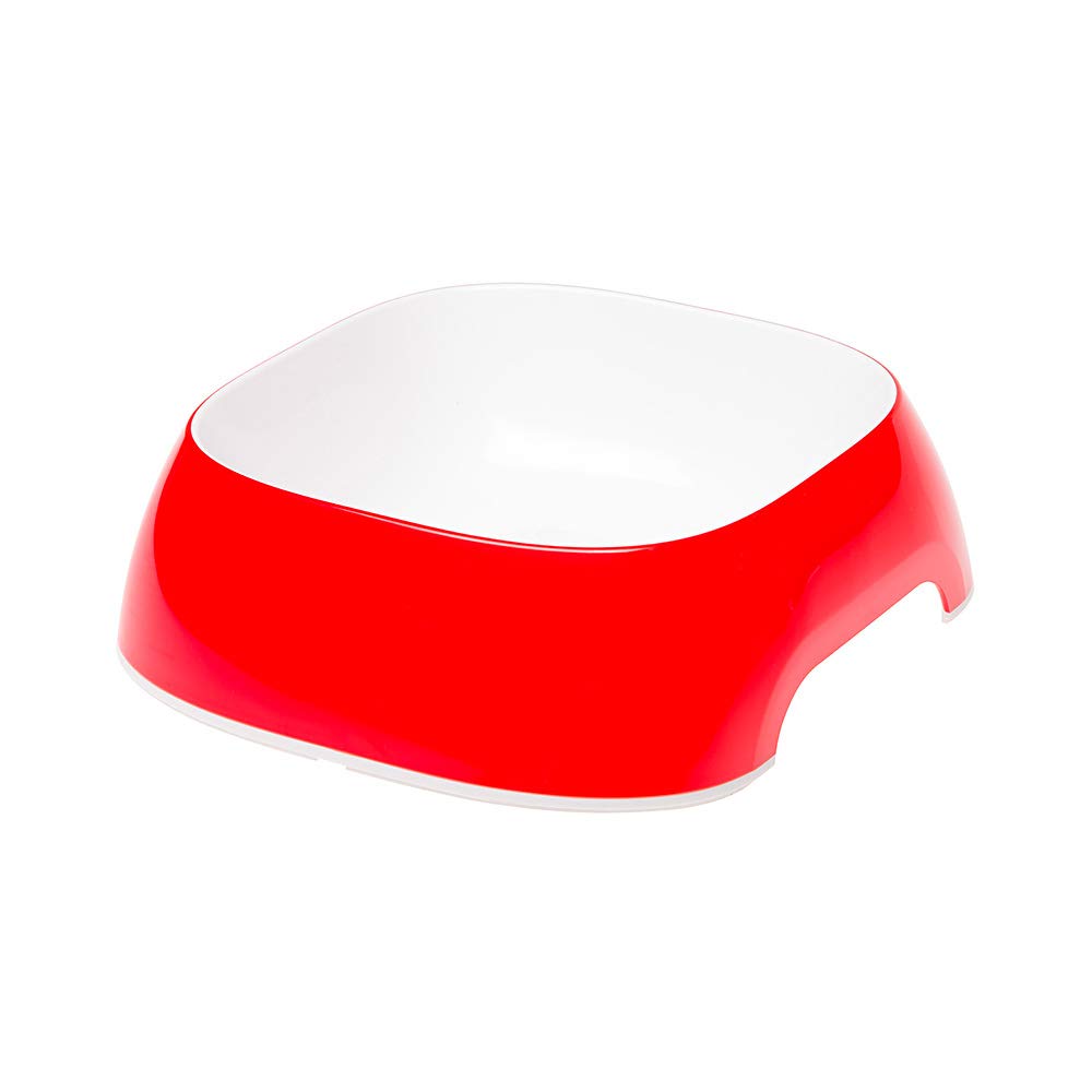 ferplast-glam-small-gamelle-chat-plastique-0-4-l-rouge image 1