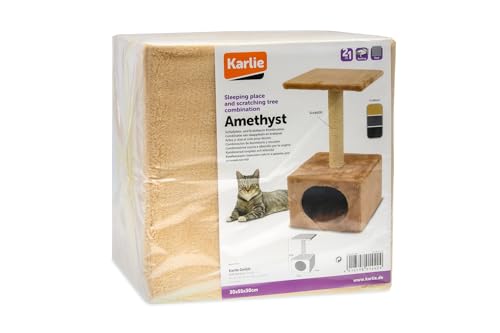 karlie-am-thyste-griffoir-pour-chat-beige-30-x-30-x-55-cm image 8