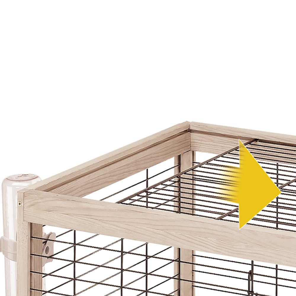 ferplast-arena-80-cage-lapins-et-cochons-d-inde-82x52x45-5-cm-bois-fsc-avec-acce image 4