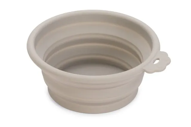 karlie-bol-de-voyage-en-silicone-250-ml-gris-pliable image 1