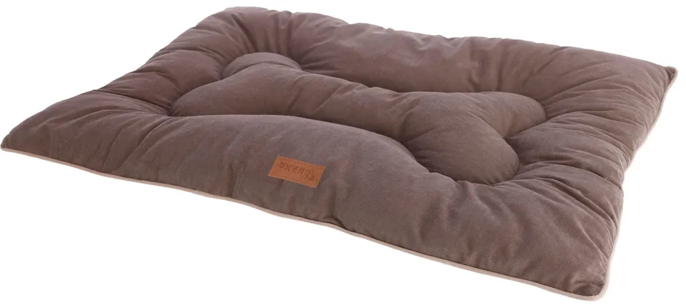 kerbl-coussin-benno-marron-80-x-60-cm-en-chenille image 1