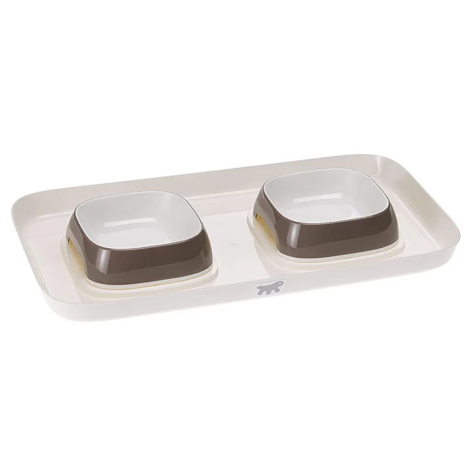 ferplast-glam-tray-xs-plateau-gris-tourterelle-pour-petits-animaux image 1