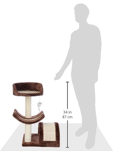 kerbl-safari-arbre-chat-60-cm-beige-avec-couchage-et-griffoir image 5