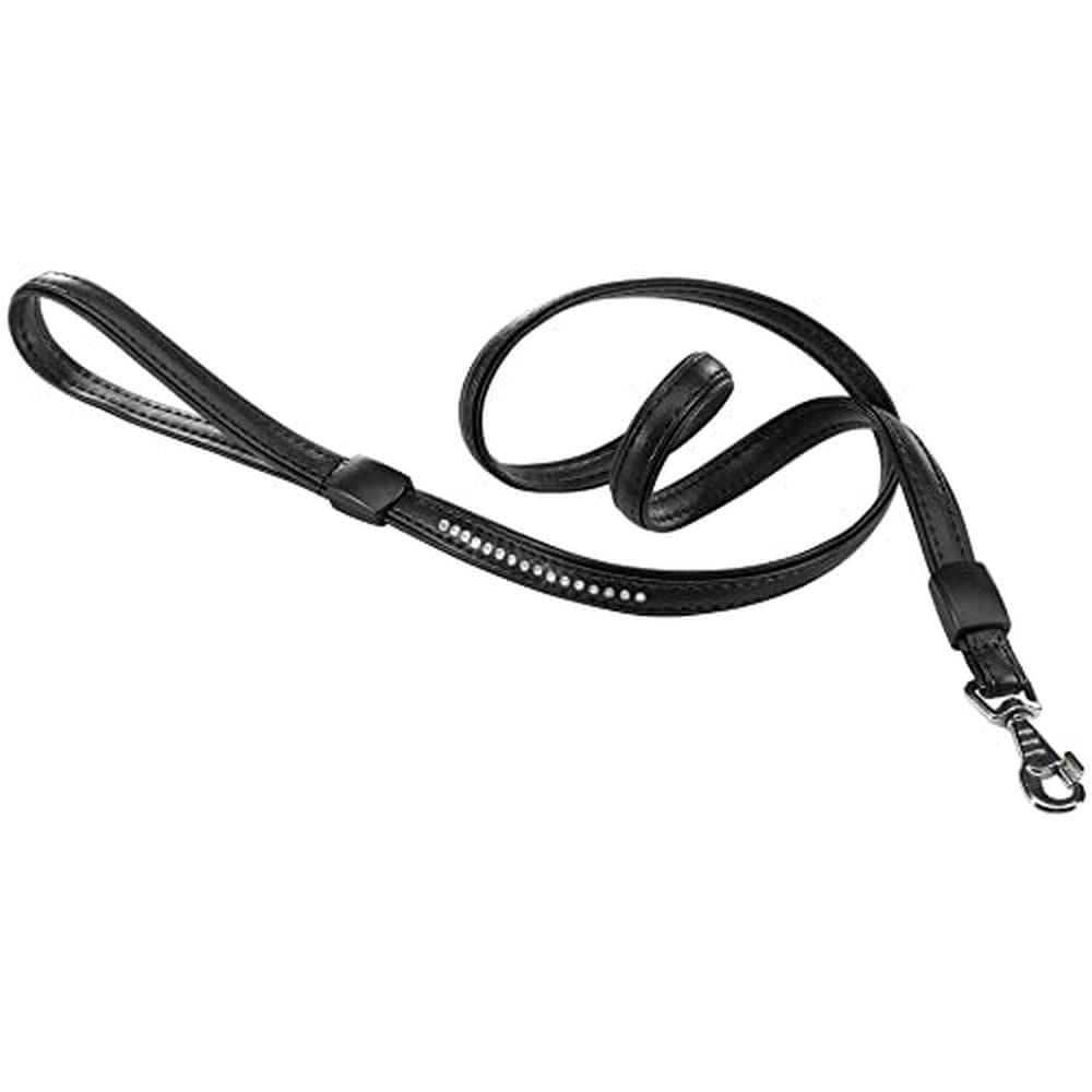 ferplast-lux-laisse-chien-cuir-synth-tique-strass-lilas-12-mm-x-110-cm image 3