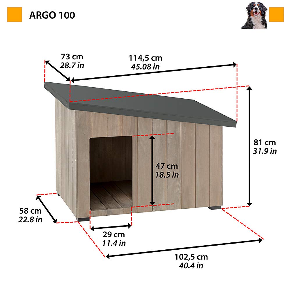 ferplast-niche-pour-chiens-argo-100-bois-fsc-vernis-atoxique-ext-rieur image 3