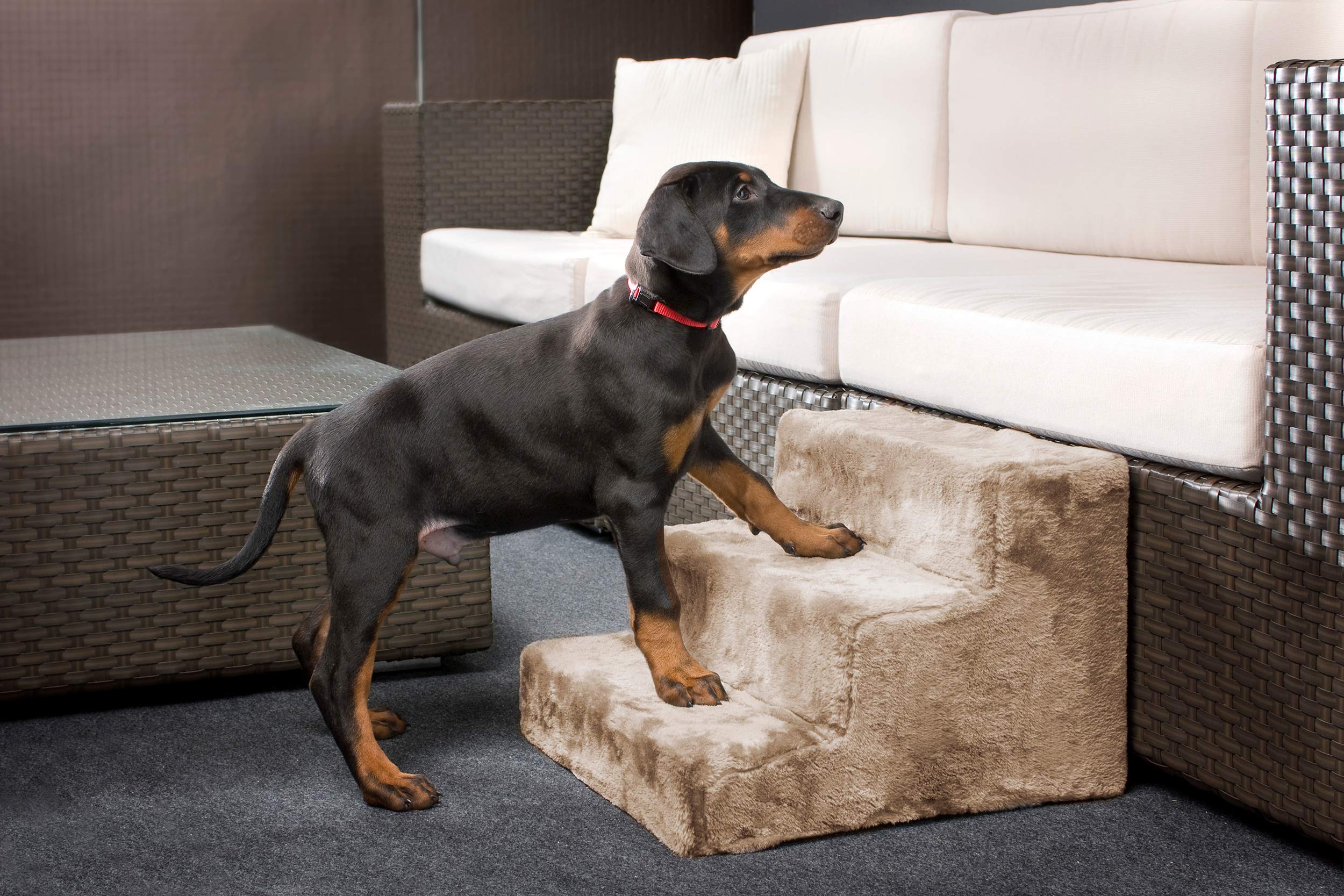 karlie-easy-step-escalier-pour-chien-beige-3-marches-43-x-41-x-29-cm image 2