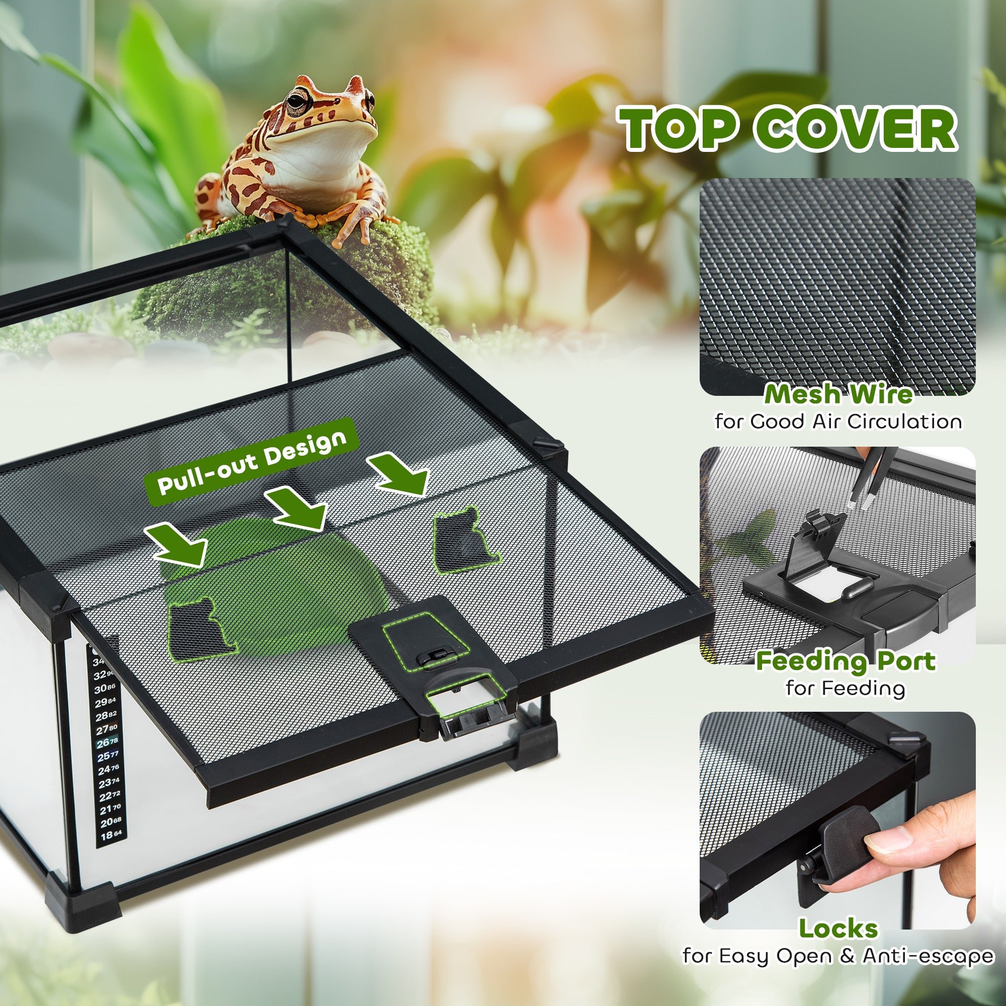 pawhut-terrarium-360-anti-vasion-ventil-30x30x20-cm-avec-bassin image 7