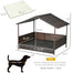 pawhut-nichette-pour-chien-d-ext-rieur-en-rotin-pe-avec-toit-et-coussin-lavable- image 5