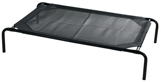 kerbl-pet-vacation-panier-sur-lev-pour-chien-noir-107-x-65-x-20-cm-m-tal-polyest image 1