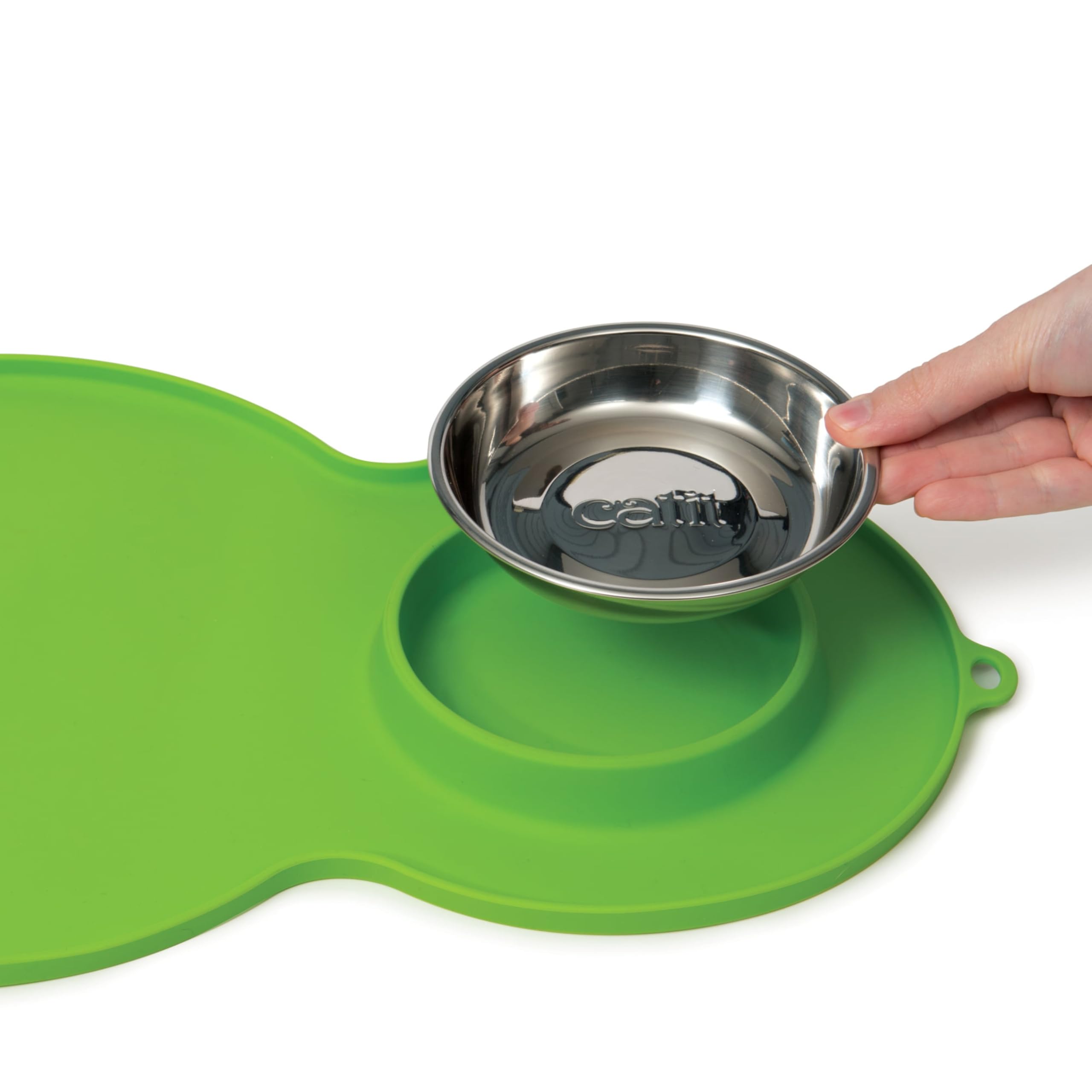 catit-set-de-table-en-silicone-chat-44-5-x-29-cm-vert image 3