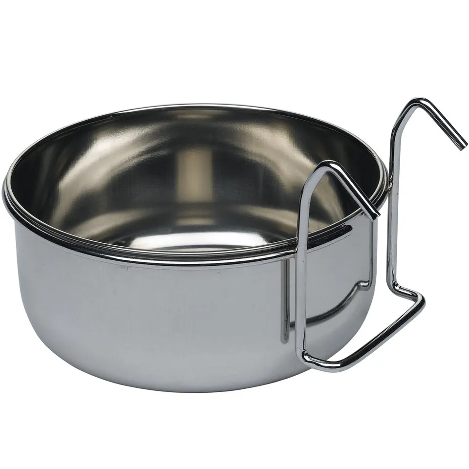 ferplast-sirio-mangeoire-inox-pour-perroquets-800-ml image 1