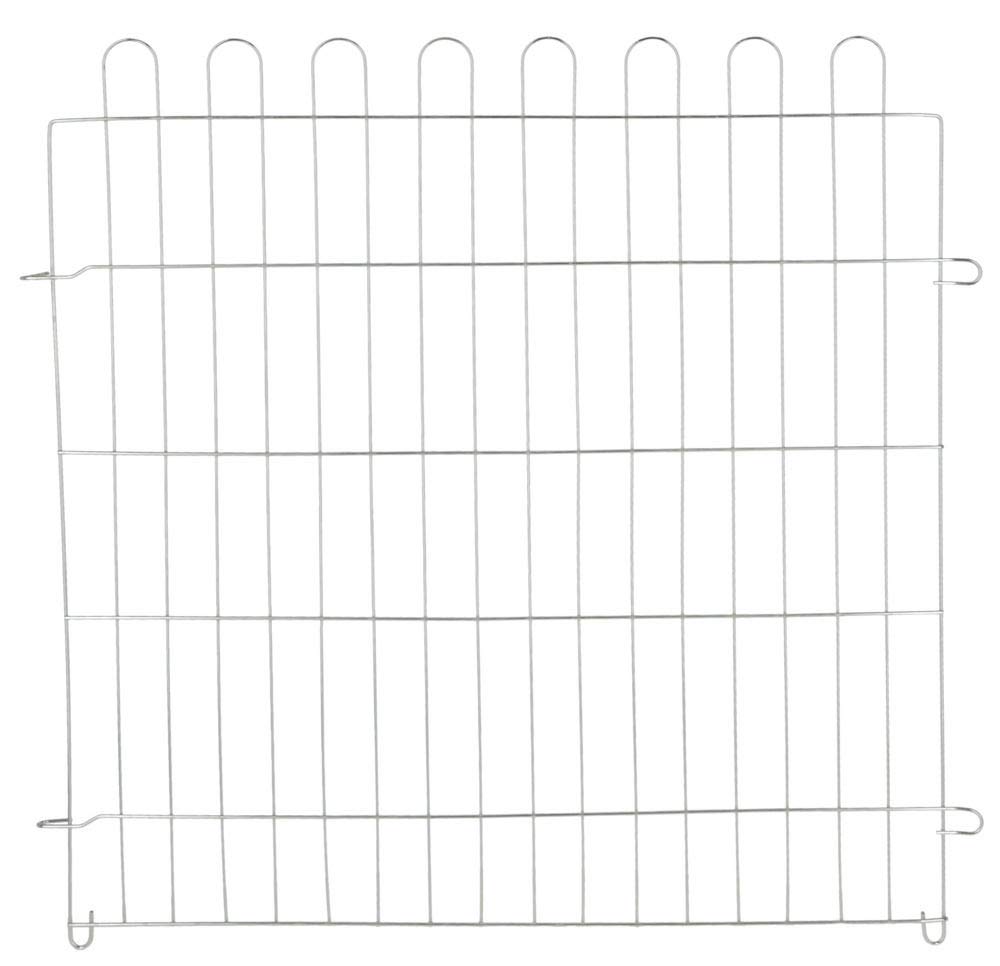 kerbl-pet-enclos-ext-rieur-galvanis-6-grilles-56-5-x-56-5-cm-avec-porte image 2