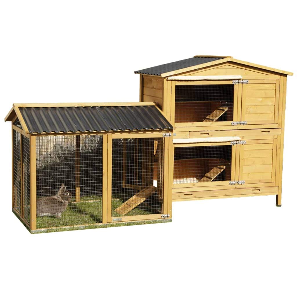kerbl-pet-enclos-ext-rieur-appartment-pro-115x85x90-cm-bois-verni image 2