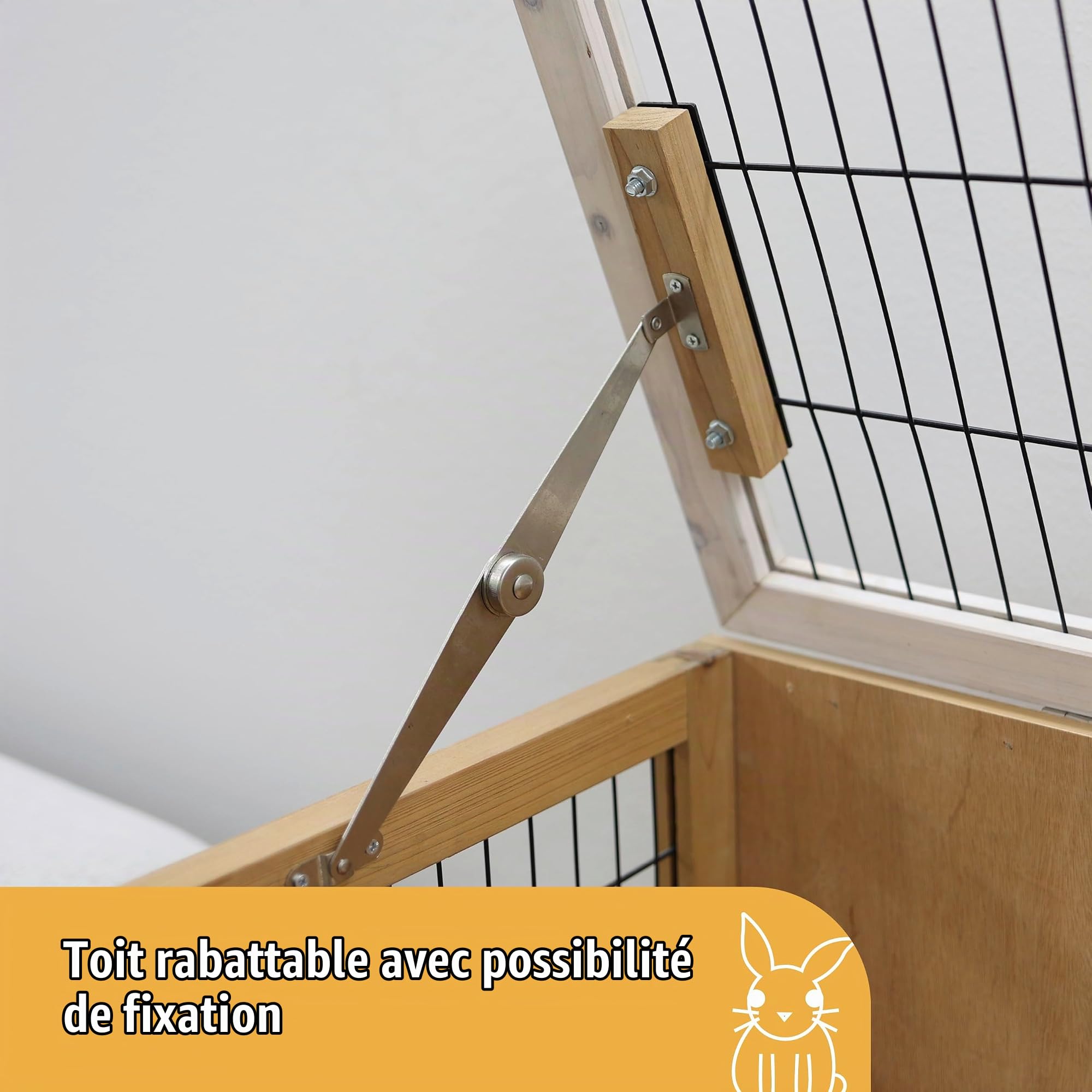 kerbl-indoor-deluxe-cage-pour-petits-animaux-deux-niveaux-115-x-60-x-118-cm image 5