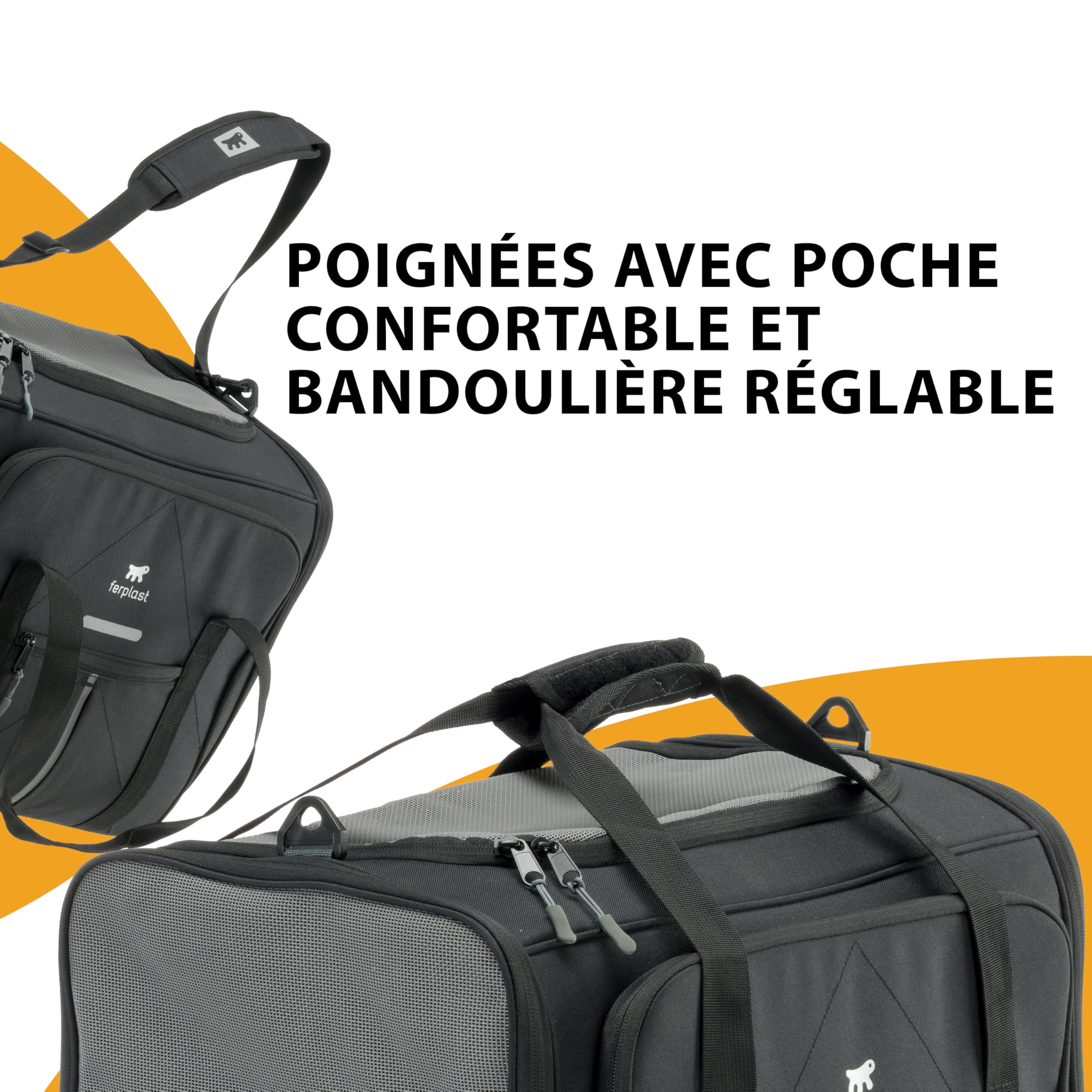 ferplast-voyager-pro-sac-de-transport-chat-et-chien-15-kg-49-x-37-x-39-cm-noir image 6