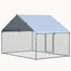 pawhut-poulailler-enclos-ferme-9-8-x-6-6-x-6-4-forme-clocher-walk-in-ext-rieur image 2