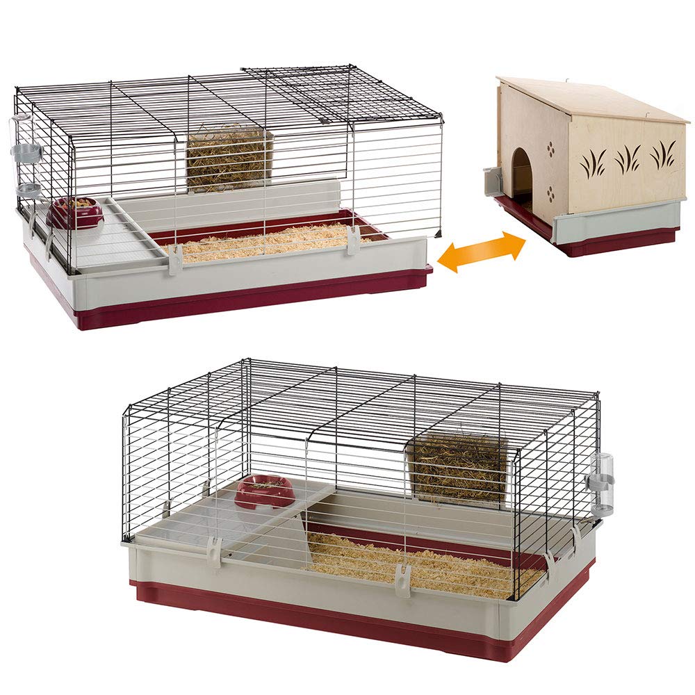 ferplast-krolik-140-plus-cage-lapin-cochon-d-inde-142x60xh50-cm-avec-accessoires image 7
