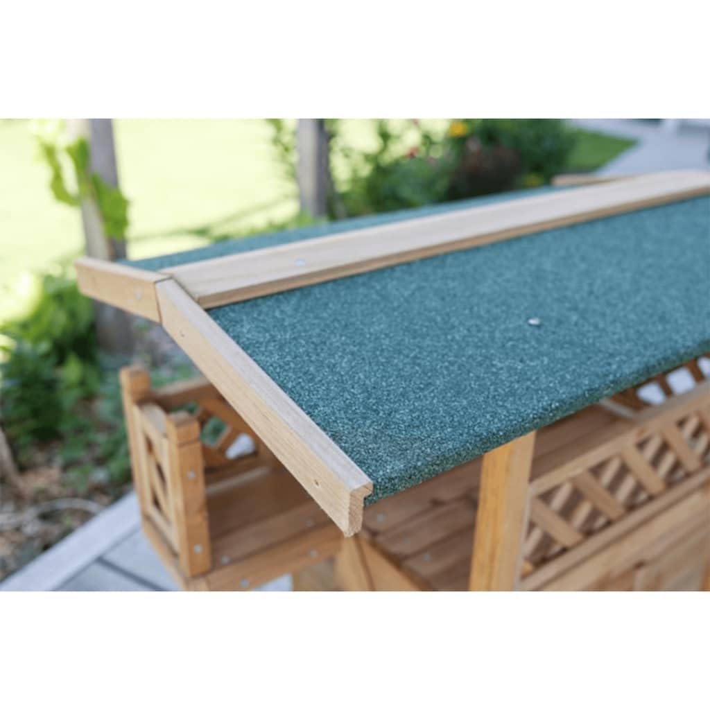 kerbl-maisonnette-pour-chat-lodge-77x50x73-cm-deux-tages image 7