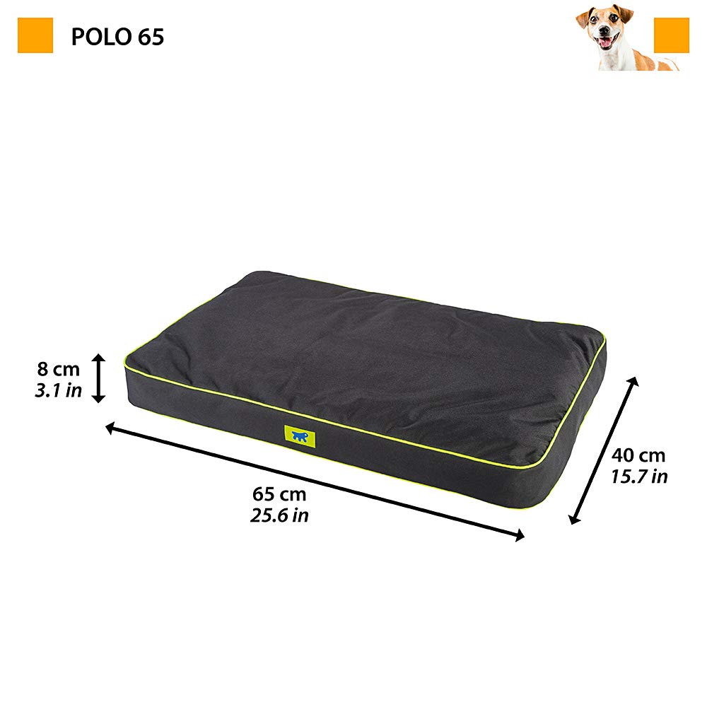 ferplast-polo-coussin-orthop-dique-chien-chat-imperm-able-65x40xh8-cm-noir image 2