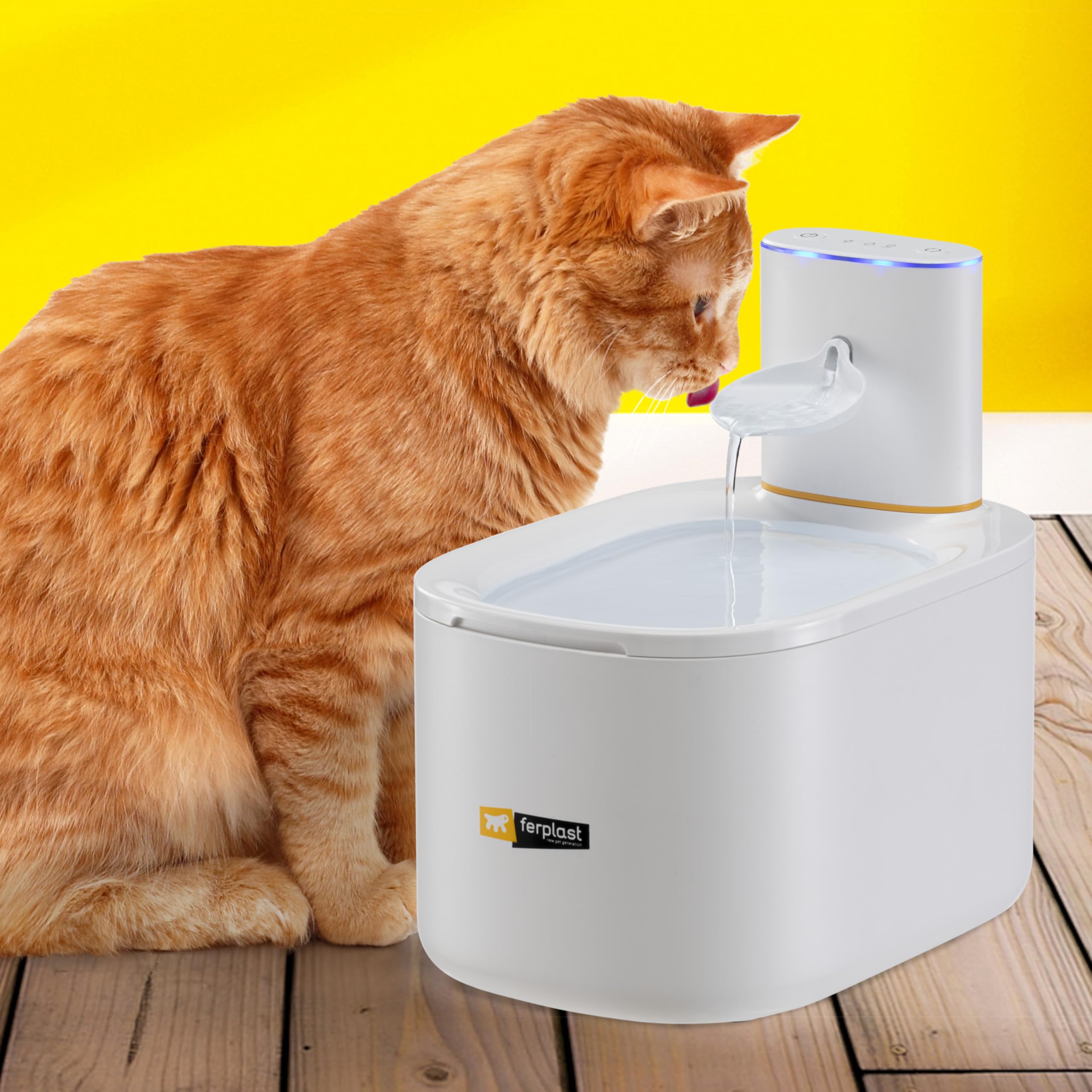 ferplast-astra-fontaine-eau-pour-chat-3-l-avec-capteur-de-mouvement image 2