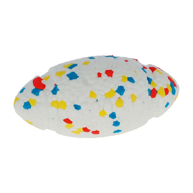 kerbl-pet-jouet-lancer-pour-chien-balle-football-en-e-tpu-blanc-jaune-bleu-rouge image 1