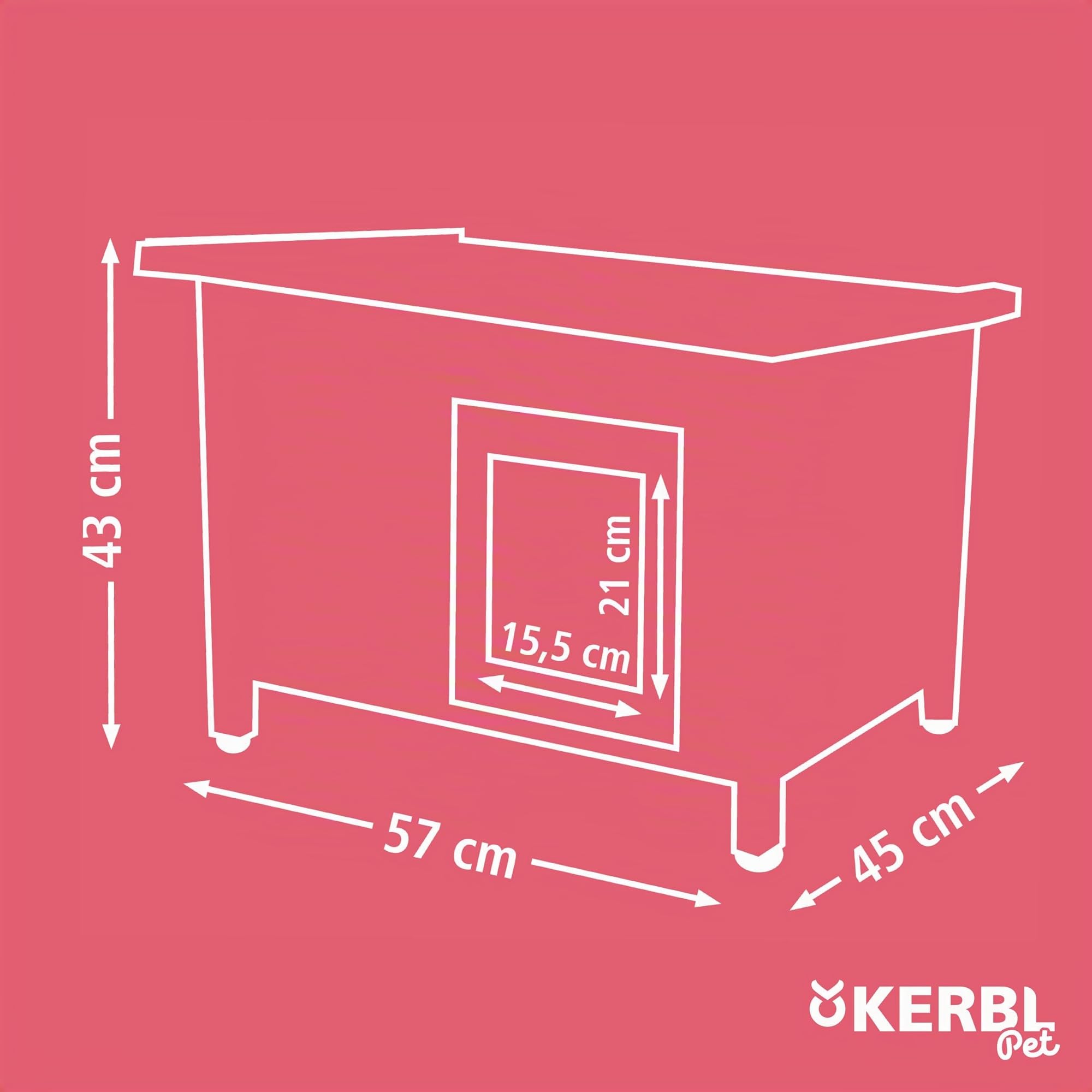 kerbl-rustica-maison-pour-chat-ext-rieur-bois-massif-57-x-45-x-42-cm-grise-blanc image 7