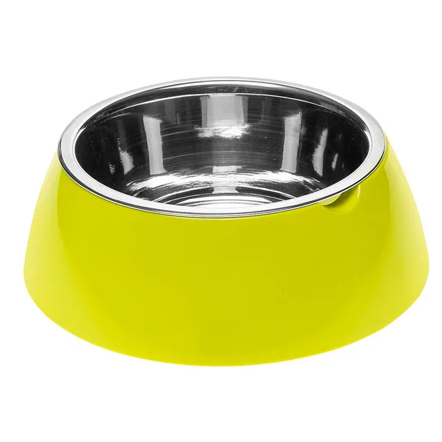 ferplast-jolie-gamelle-chien-et-chat-inox-avec-support-plastique-vert-grande-1-2 image 1