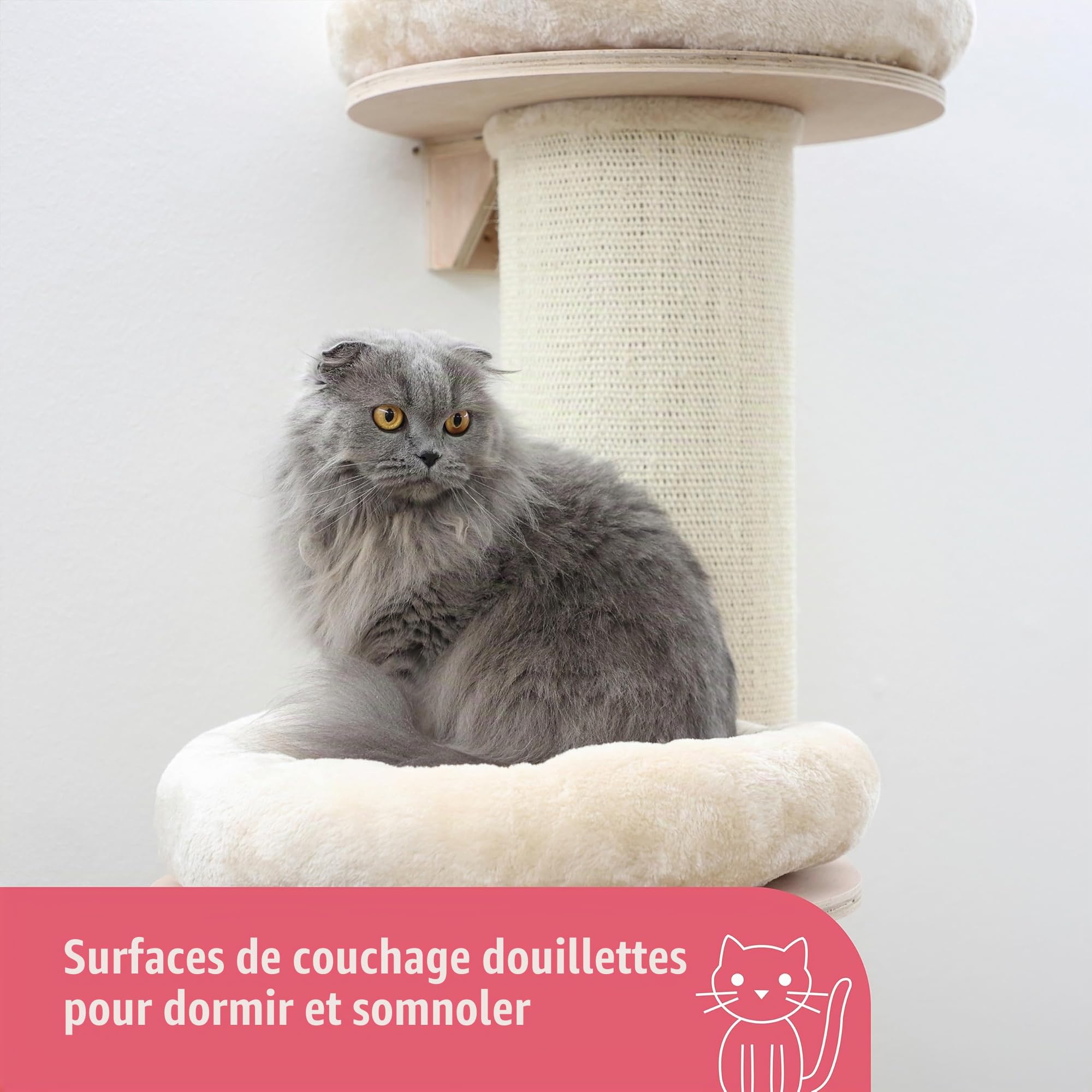 kerbl-pet-dolomit-tower-arbre-chat-beige-38-cm-h-187-cm image 4