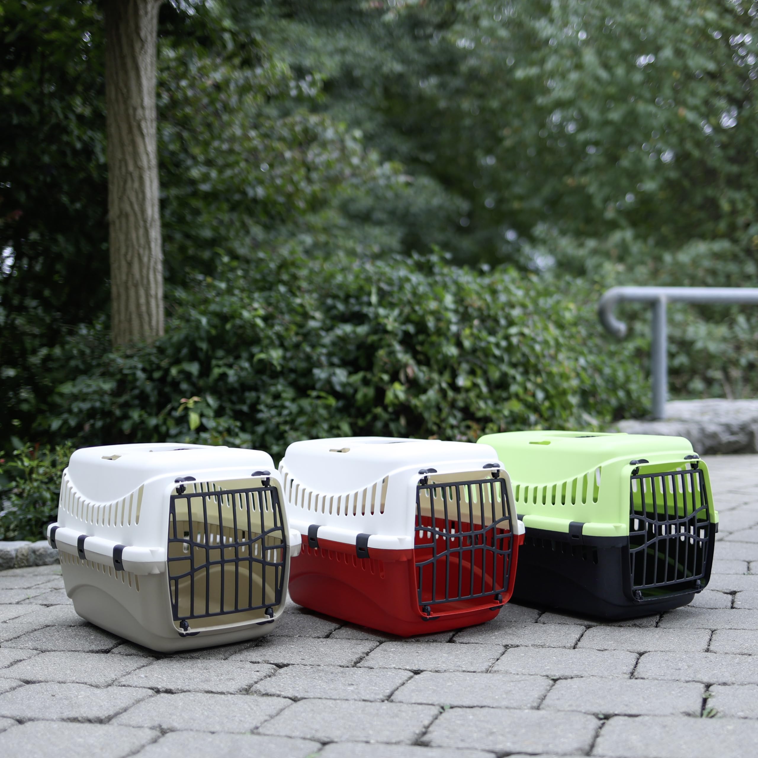 kerbl-pet-expedion-cage-de-transport-cr-me-taupe-45x30x30-cm image 2