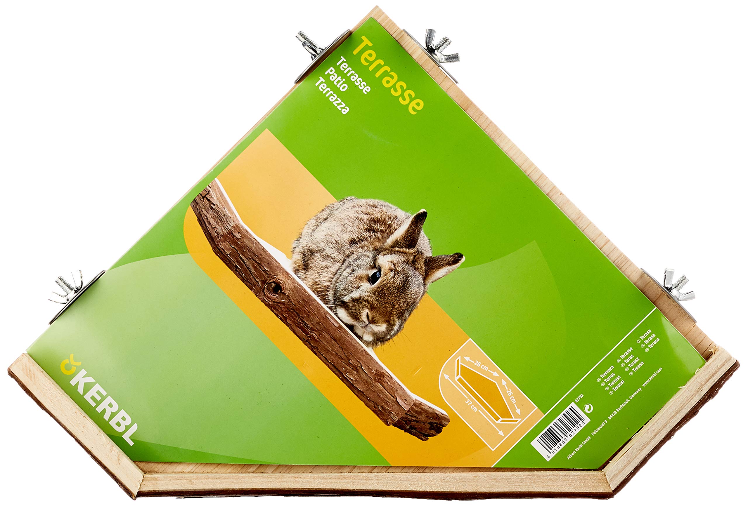 kerbl-terrasse-nature-26x26x4-cm-plateforme-en-bois-naturel-pour-petits-animaux image 3