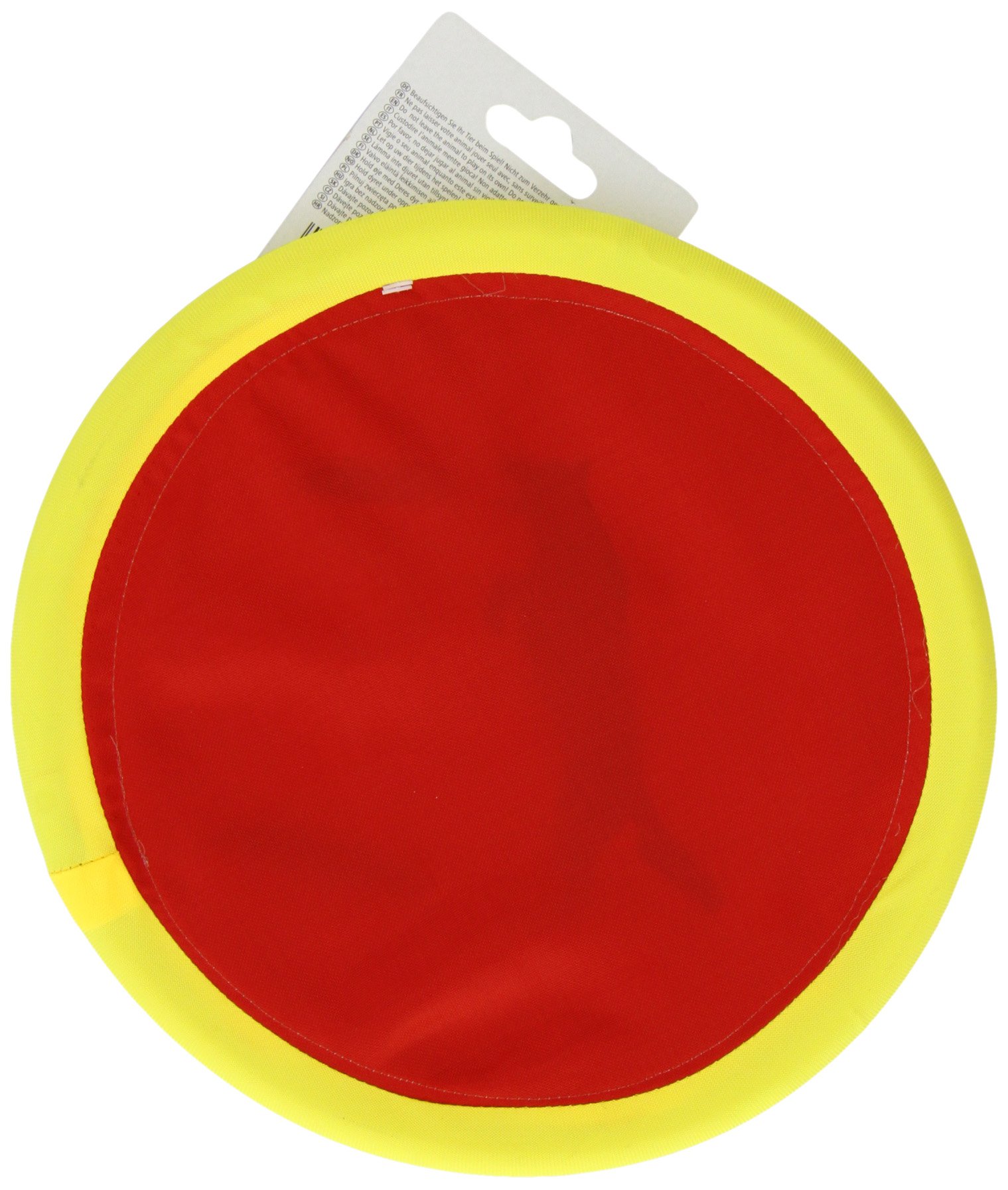 kerbl-pet-frisbee-nylon-rouge-jaune-24-cm-flottant image 2