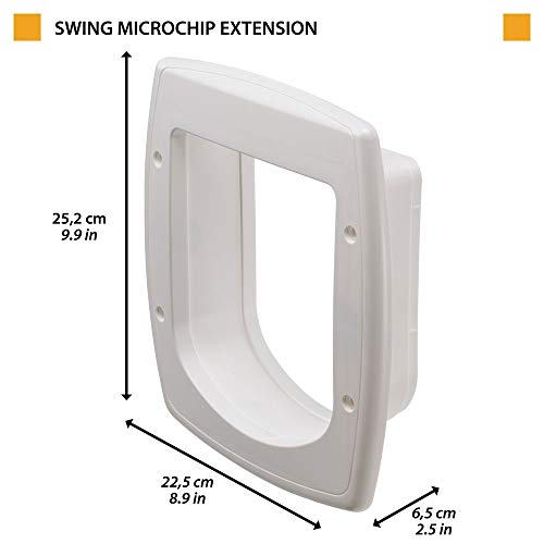 ferplast-swing-microchip-extension-tunnel-5-cm-marron-pour-chati-re-chat image 5