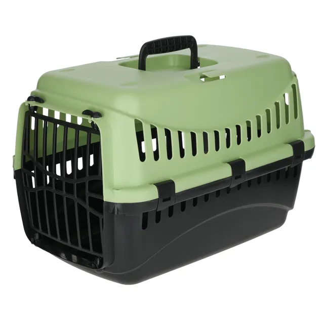 kerbl-cage-de-transport-expedition-vert-noir-45-x-30-x-30-cm-bo-te-de-transport- image 1