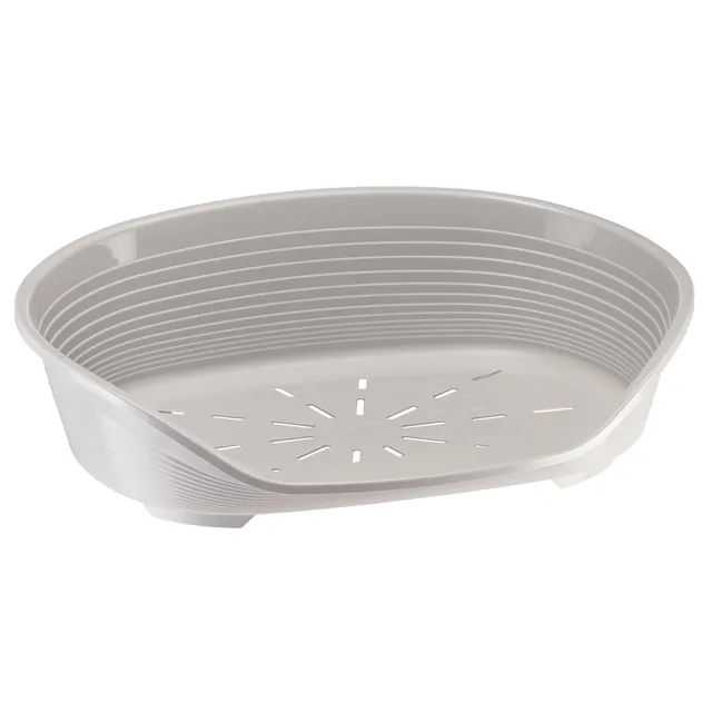 ferplast-lit-panier-plastique-pour-chien-moyen-82-x-60-x-25-cm-gris-fond-ventil image 1