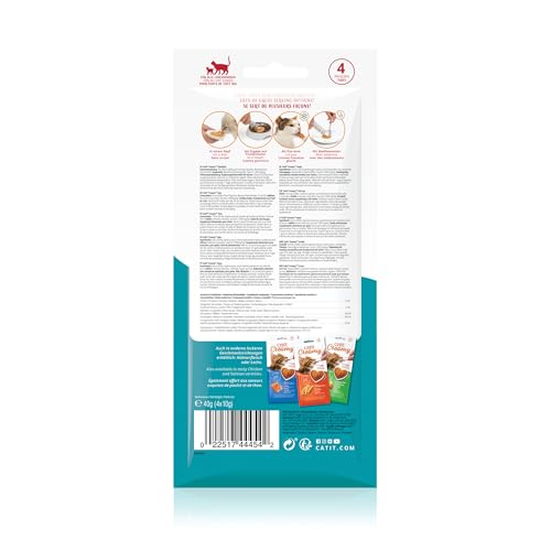 catit-creamy-au-thon-lot-de-4-friandises-l-cher-pour-chat-sans-c-r-ales-la-tauri image 6