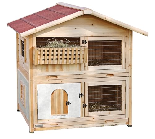 kerbl-tyrol-alpin-clapier-pour-rongeurs-en-bois-119-x-100-x-119-cm image 7