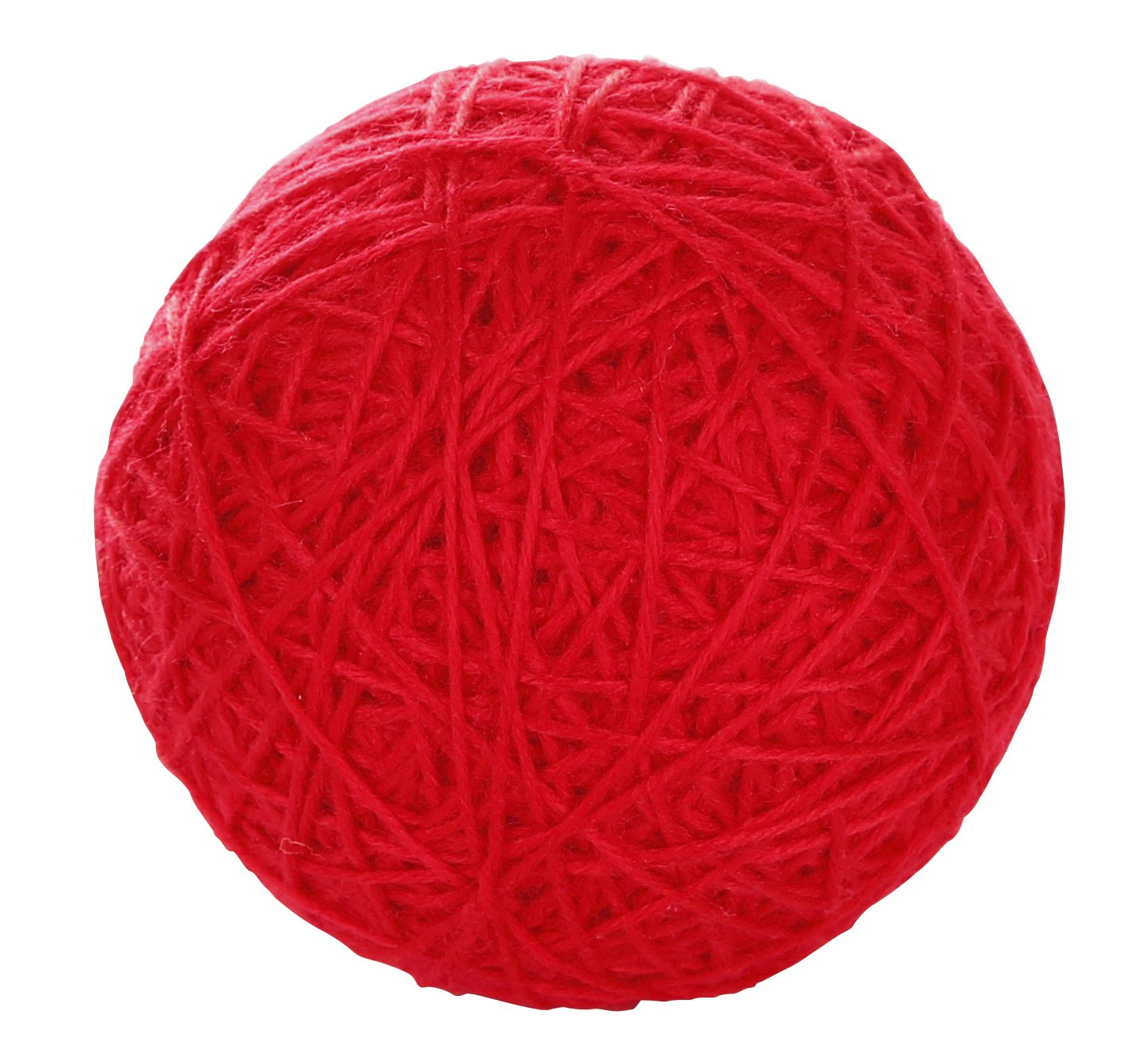 kerbl-pet-balle-de-jeu-laine-rouge-pour-chat-10-cm-avec-hochet image 1