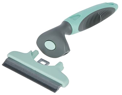 kerbl-brosse-pelage-turquoise-gris-15-x-7-5-cm image 4