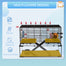 pawhut-cage-hamster-extra-large-31-pouces-avec-tunnel-base-verre-profonde-roue-e image 8