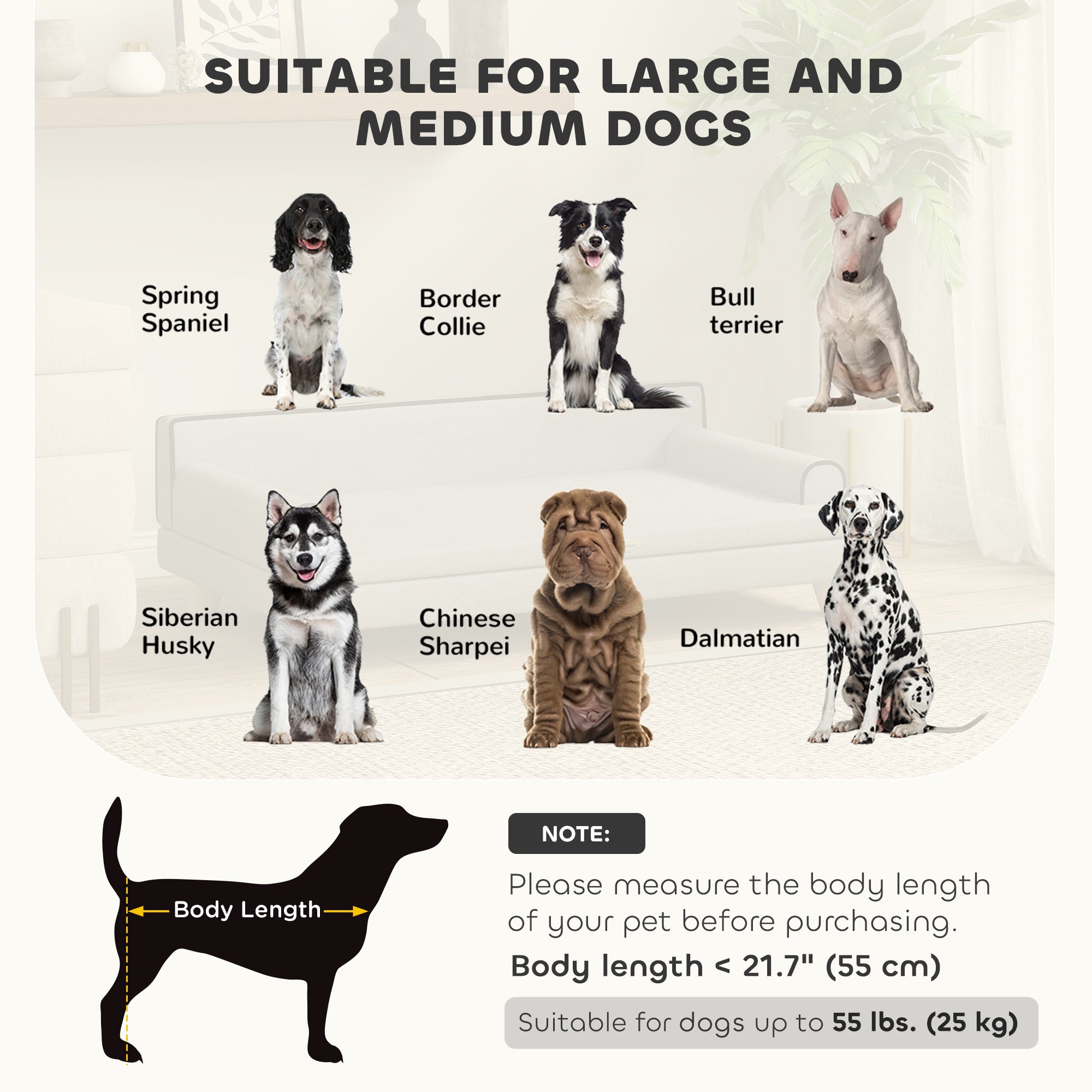 pawhut-canap-sur-lev-avec-coussin-amovible-pour-chiens-moyens-grands-gris-clair image 6