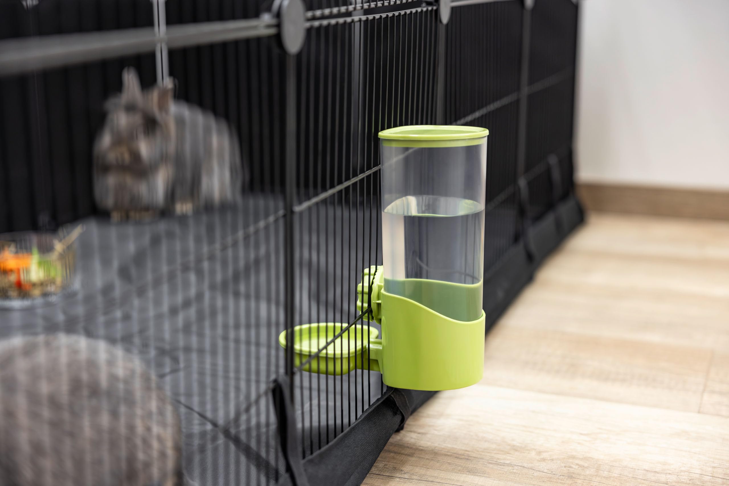 kerbl-pet-abreuvoir-rongeur-850-ml-vert-transparent-lapin-cochon-d-inde image 2